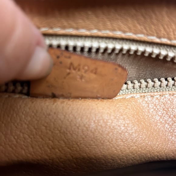 CELINE leather canvas clutch - Picture 15 of 17